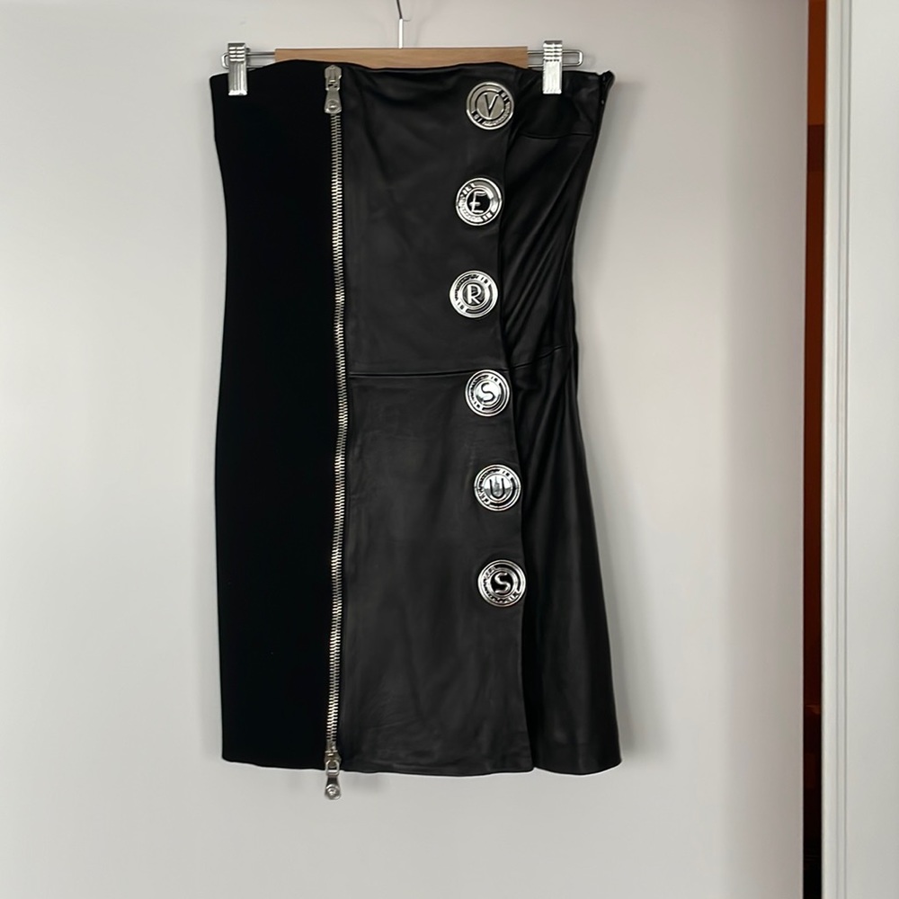 Versace Leather Dress